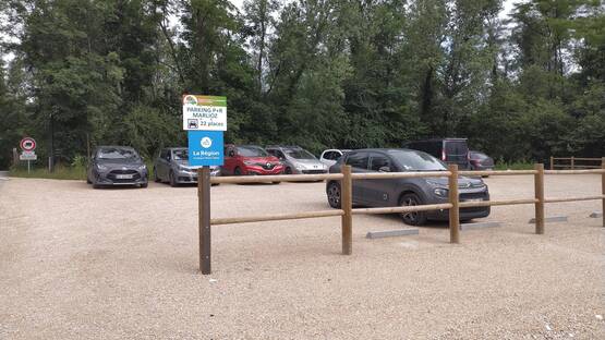 Parking de la Gravelière à Marlioz